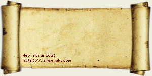 Dina Panjković vizit kartica